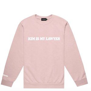 TALENTLESS - KIM IS MY LAWYER CREWNECK - PASTEL
